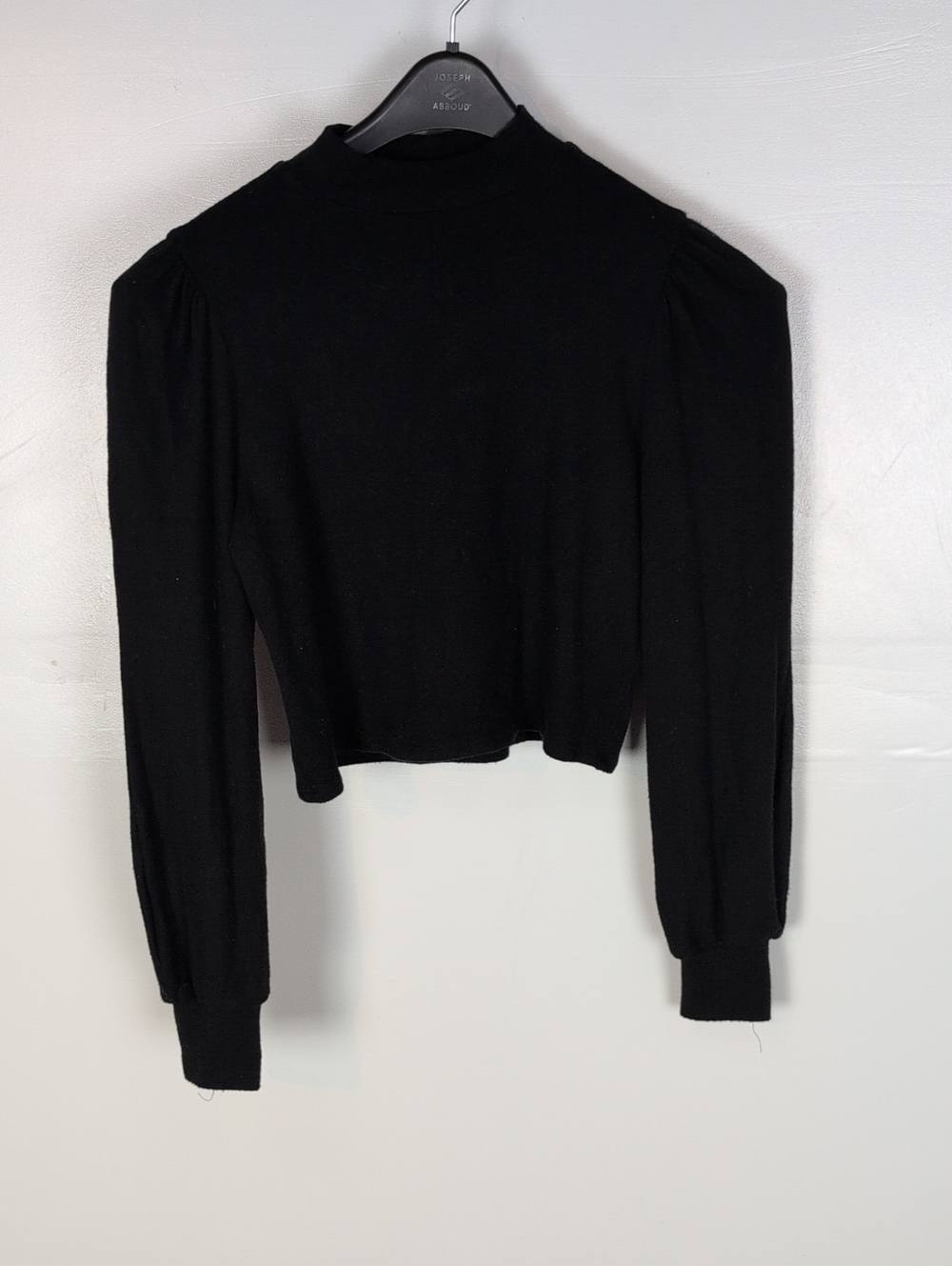 Reformation Cropped Mock Neck Sweater